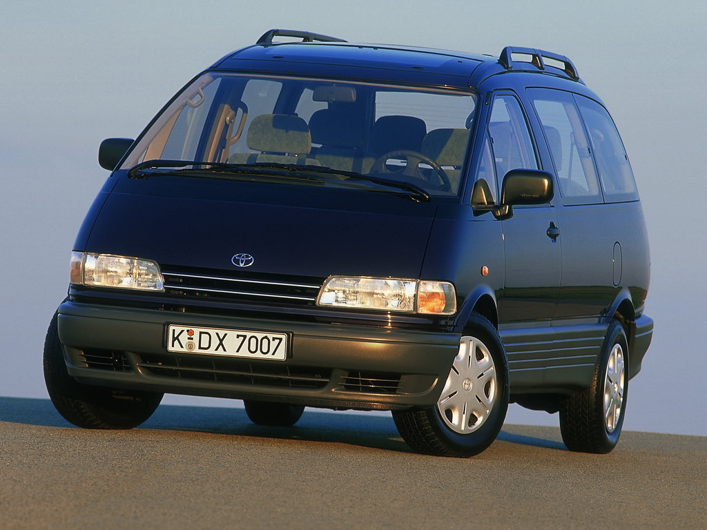 Toyota Previa (TCR10, TCR11) 1 поколение, рестайлинг, минивэн (01.1994 - 12.1999)